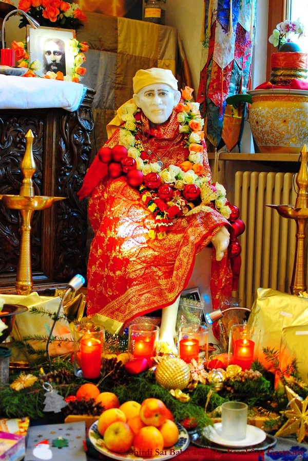 Shirdi Sai Baba Temple Frankfurt Germany (Deutschland), Christmas 2014, Photo