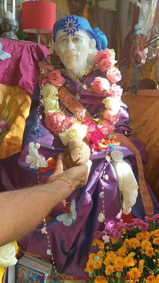 Shirdi Sai Baba Temple Frankfurt Germany (Deutschland), Ganesha Chaturthi 11/09/2021, Photo