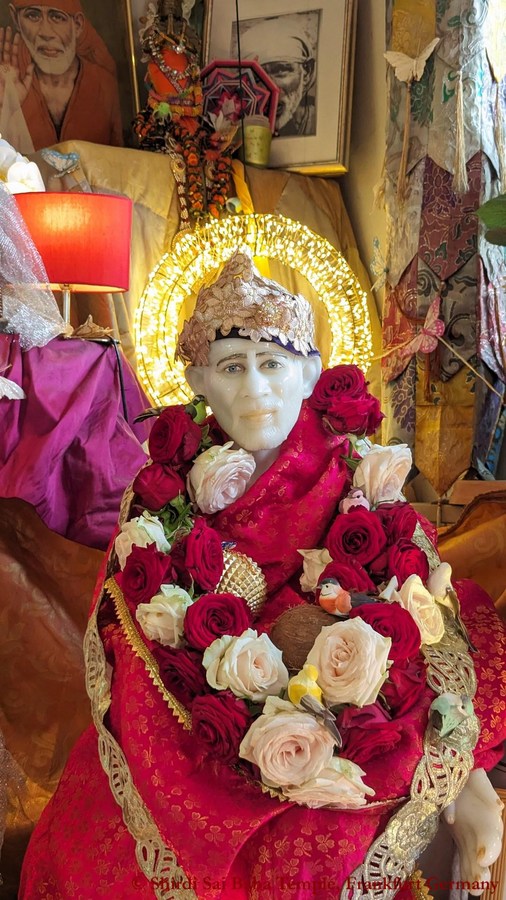 Shirdi Sai Baba Temple Frankfurt Germany (Deutschland), Guru Purnima 2023, Photo